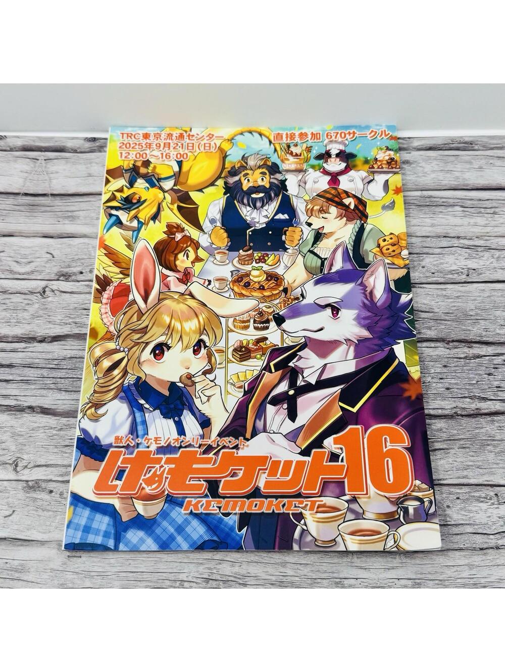 Kemoket 16 Kemono Manga Guide Book Anthro Convention Japan Import US Seller
